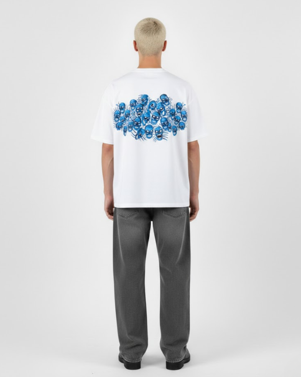 LIQUID SKULL T-SHIRT WHITE