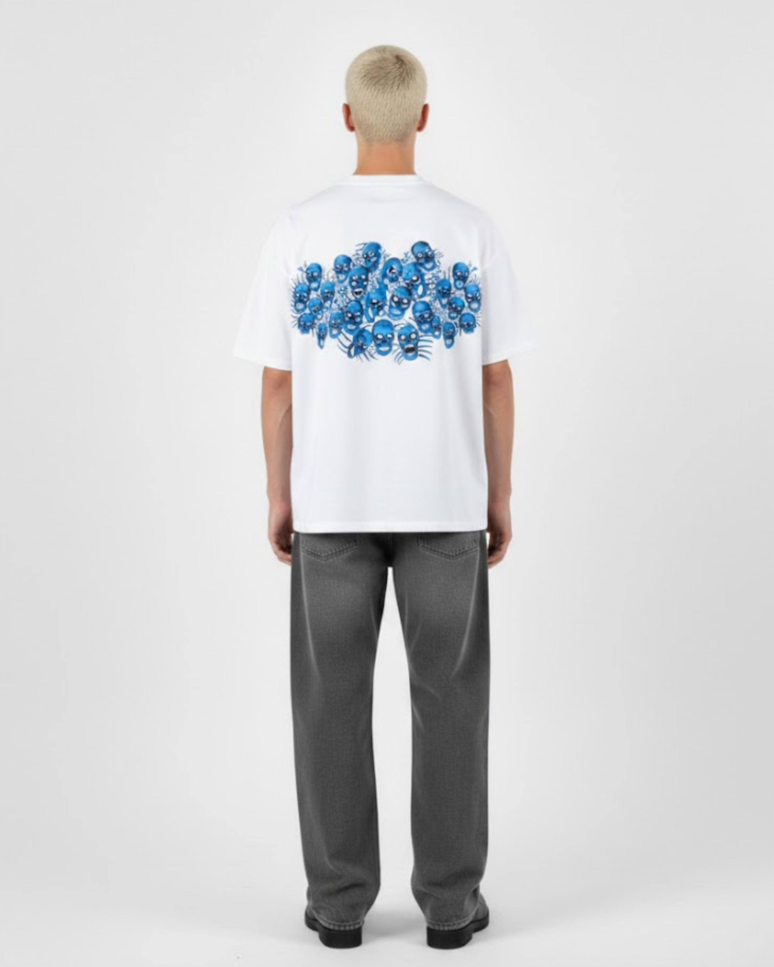 LIQUID SKULL T-SHIRT WHITE