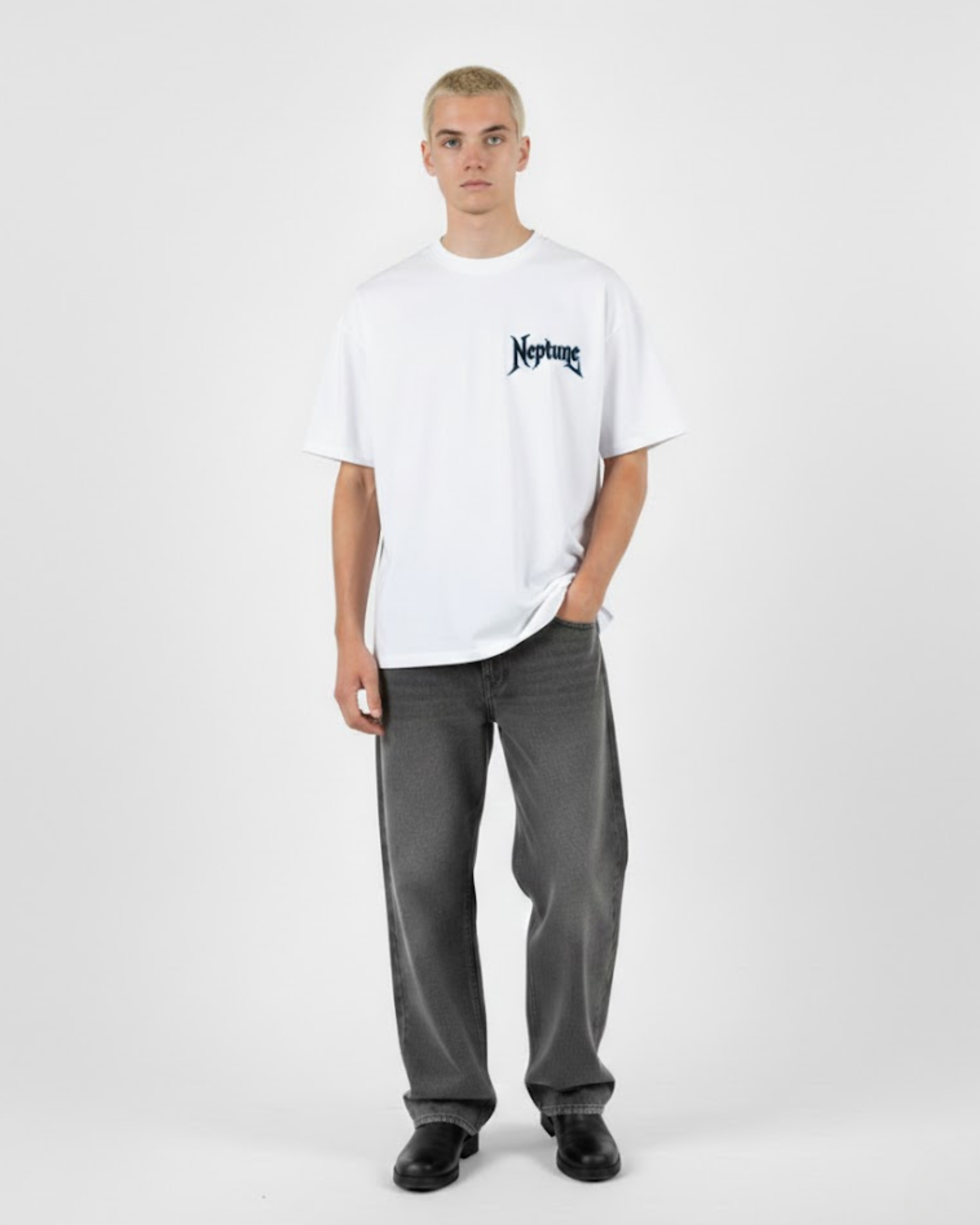 LIQUID SKULL T-SHIRT WHITE