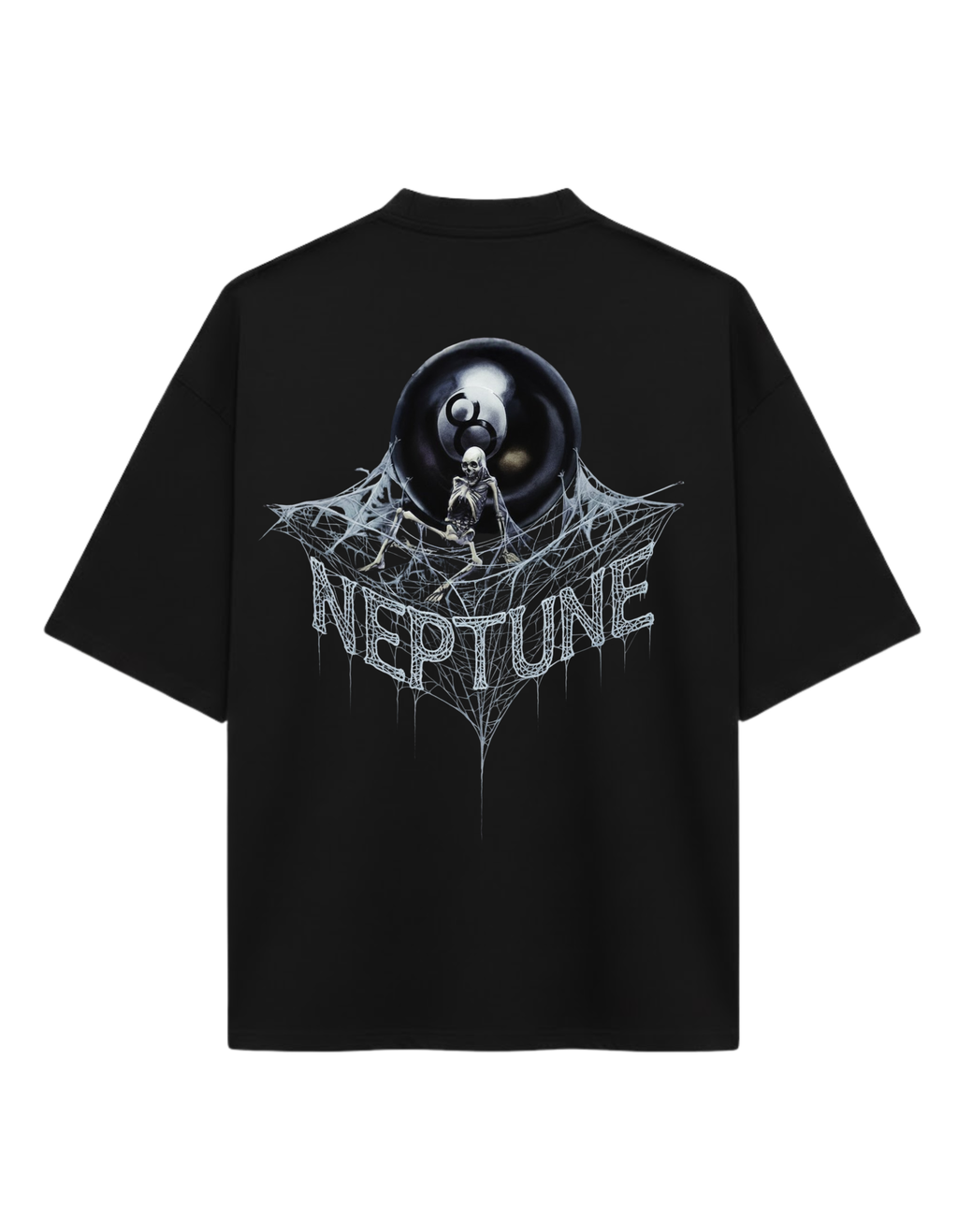 SPIDERWEB T-SHIRT BLACK