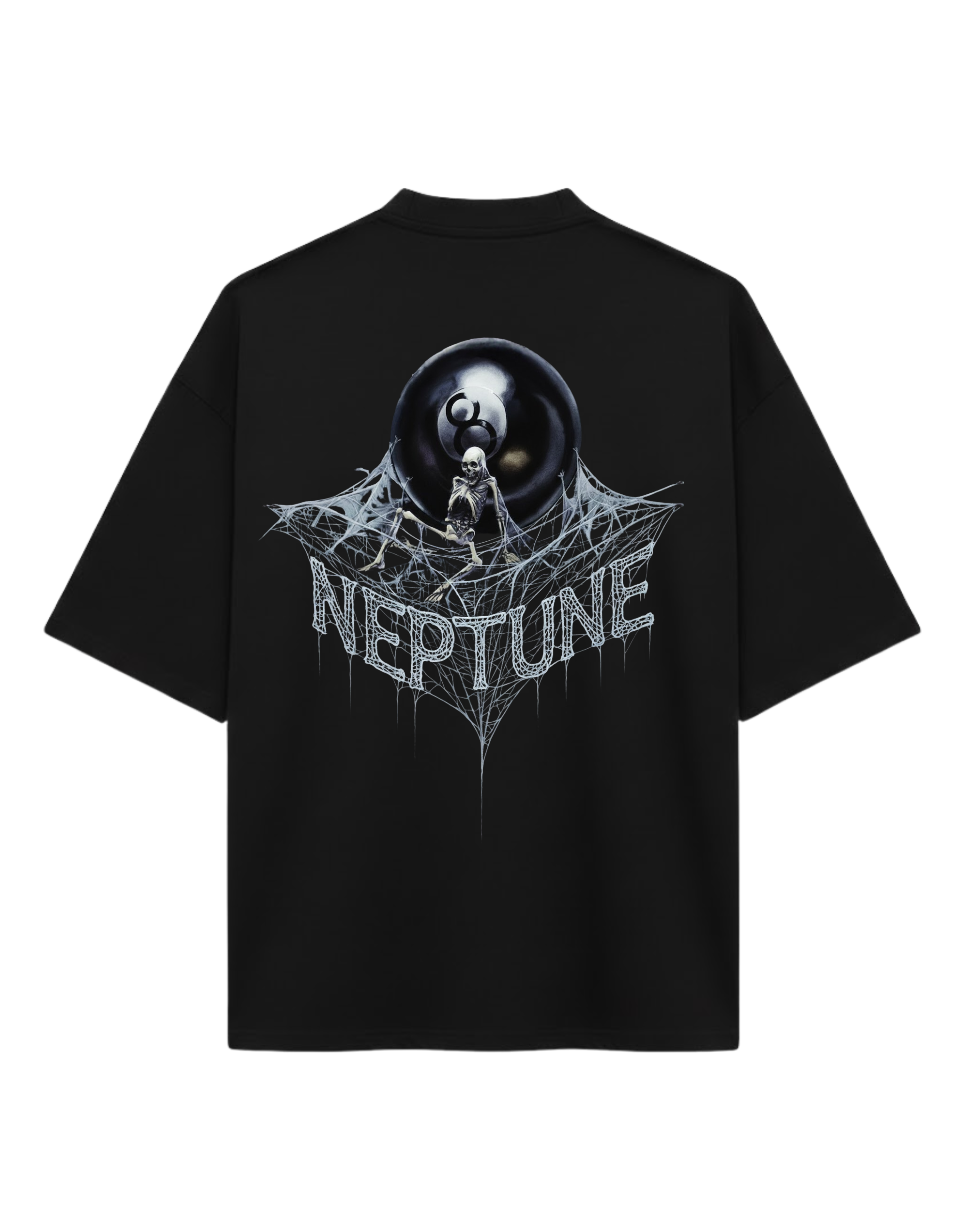 SPIDERWEB T-SHIRT BLACK