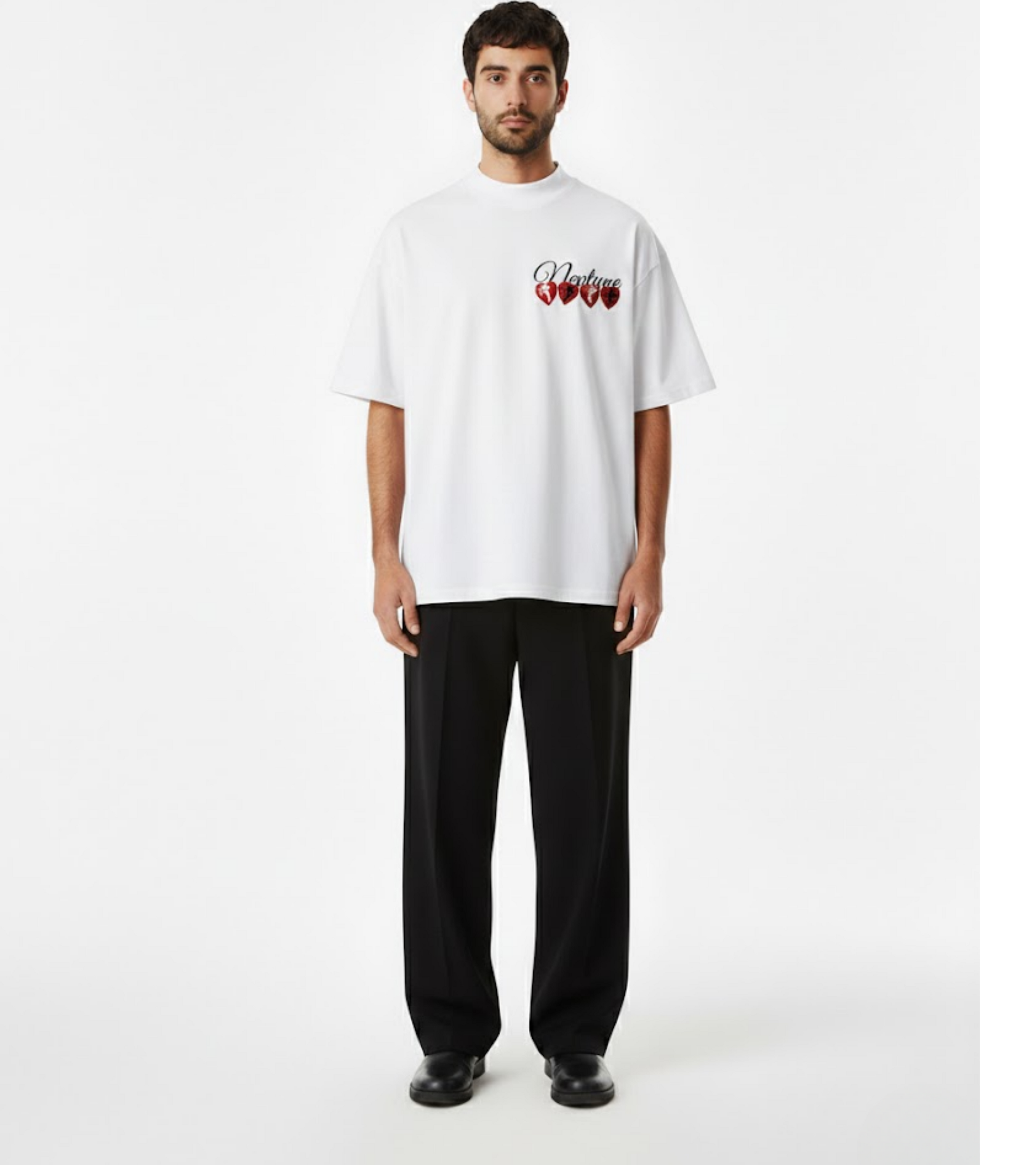 HEARTS T-SHIRT WHITE