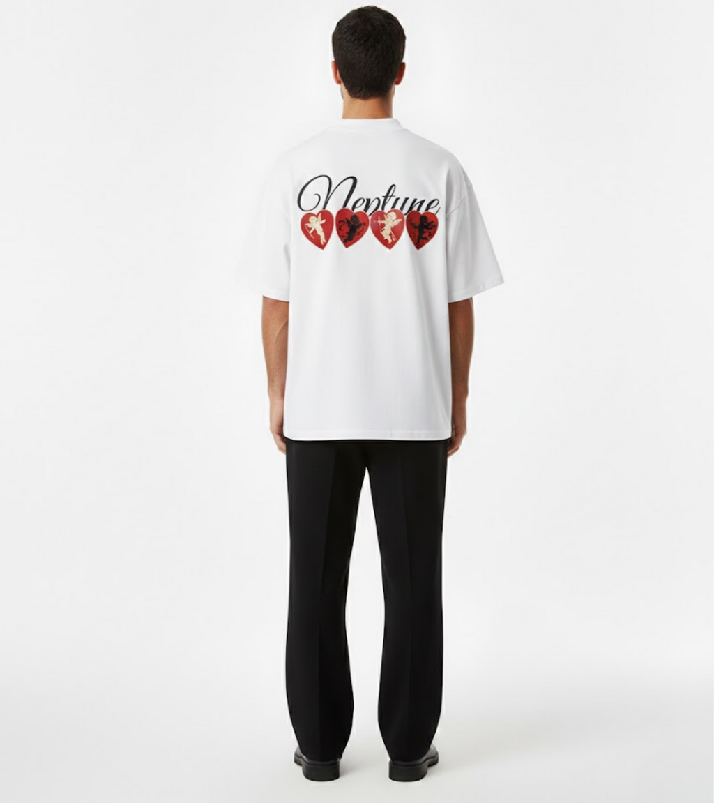 HEARTS T-SHIRT WHITE