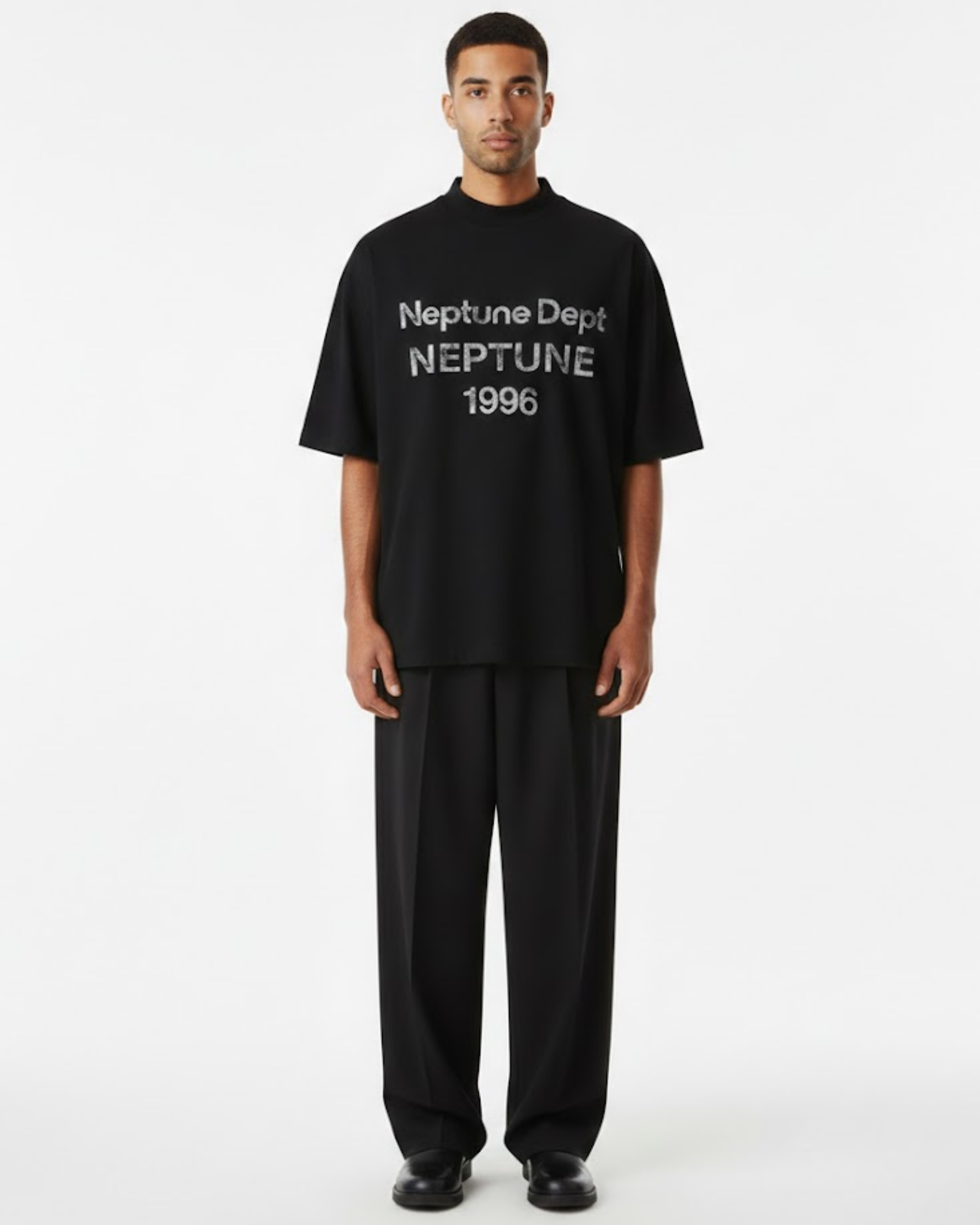 NEPTUNE DEPT T-SHIRT BLACK