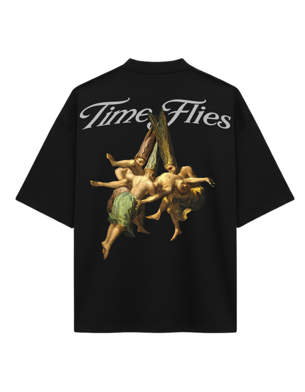 TIME FLIES T-SHIRT BLACK