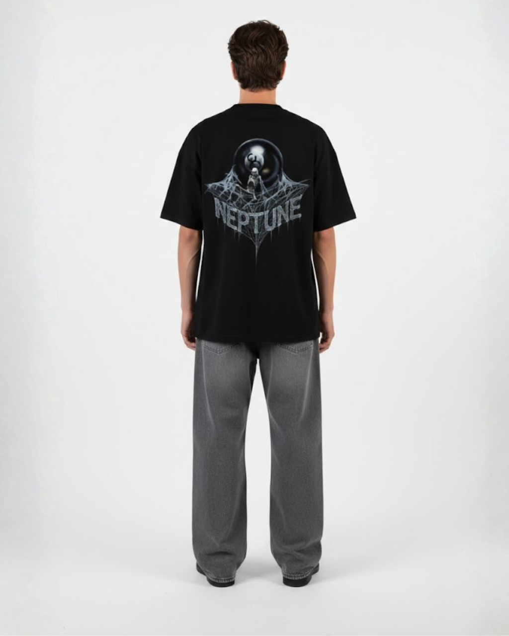 SPIDERWEB T-SHIRT BLACK