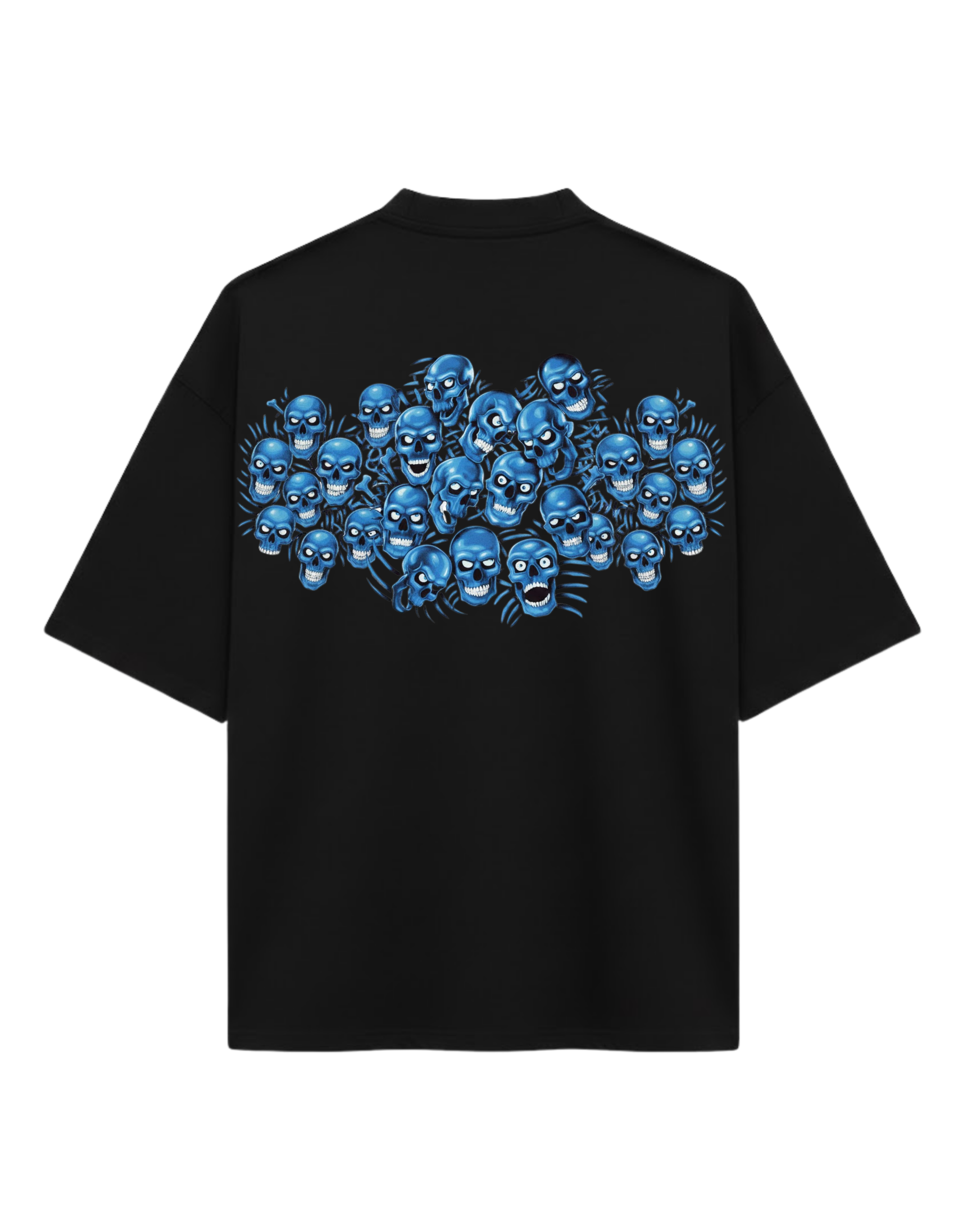 LIQUID SKULL T-SHIRT BLACK